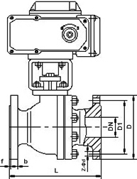 電動不銹鋼球閥結構圖